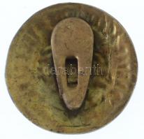 ~1930. "Magyar Általános Hitelbank - Altiszt" festett sárgaréz gomblyukjelvény (40mm) T:2