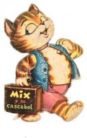 Mix y su cascabel spanyol nyelvű képes mesekönyv csengős könyvjelzővel / Cartoon booklet 16 p.
