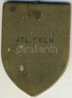 1941. "Magyar Királyi Államvasutak Sportegyesületeinek Ligája" Br díjérem T:2/3 fny