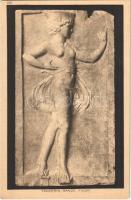 Tänzerin, Ganze Figur / Erotic nude lady art postcard. Verlag von Julius Bard