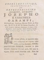 Stephani Salagii De statu ecclesiae Pannonicae libri VII. Liber Sextur Quinque Ecclesiis 1734. Johannis Engel. Korabeli egészbőr kötésben