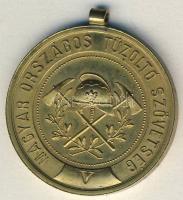 DN "Magyar Országos Tűzoltó Szövetség-Szolgálati érem" Br emlékérem T:2