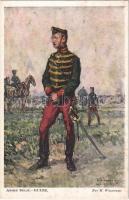 Armée Belge. Guide / WWI Belgian military art postcard s: M. Wagemans (fl)