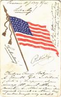 1907 Flag of the United States, American flag. Emb. (EM)