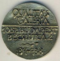 DN "Qualitás Galéria-Budapest" ffém reklám érem T:2