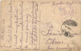 1916 Die tote Schwarmlinie, ein Ruhmesblatt in der Geschichte des 6. Honvédregiments, aus den Kämpfe...