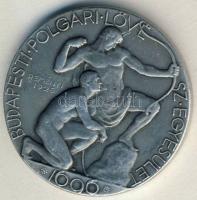 1926 "Budapesti Polgári Lövész Egyesület" ffém díjérem T:2