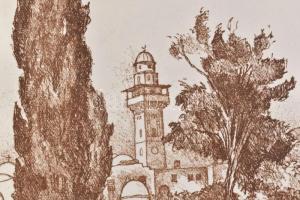 Zádor István 7 darab eredeti rézkarca Jeruzsálemről. magyar nyelvű kiadás Számozott album. Szolnok, ...