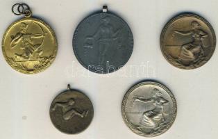 DN 5db klf "üres" díjérem T:2