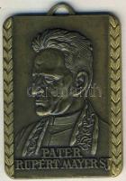 NSZK 1987. "Boldog Mayer Rupert áldozópap" szögletes plakett T:2