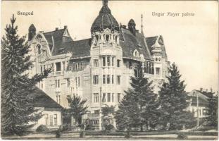 1912 Szeged, Ungar Mayer palota, villamos