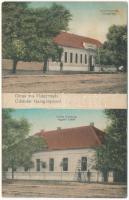 1914 Galagonyás, Glogonj; Gemeindehaus, Notärs Wohnung / községháza, jegyzői lakás. Verlag Theodor Rechnitzer / town hall, notarys house (fl)