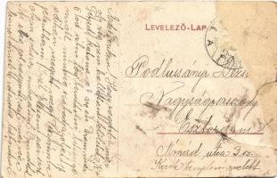 1916 Érsekújvár, Nové Zamky; vasútállomás / railway station (r)