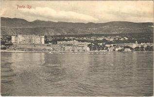 1908 Kraljevica, Portoré, Porto Ré; Frangepán kastély / castle, general view (EK)