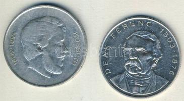 1947. 5Ft Ag "Kossuth" + 1994. 200Ft Ag "Deák" T:2,3