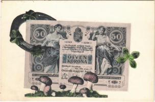 1902 Ötven Korona / Hungarian banknote