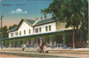 1919 Újverbász, Novi Vrbas (Verbász, Vrbas); Pályaudvar, vasútállomás / railway station (EK)