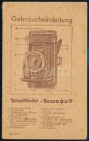 cca 1930 Voigtlander Bessa kamera használati utasítás