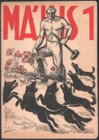 1937 Május 1. c, alkalmai magazin litografált címlappal 8p.