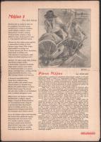 1937 Május 1. c, alkalmai magazin litografált címlappal 8p