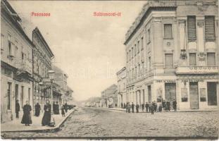 Pancsova, Pancevo; Sztarcsovai út, Juba és Csányi üzlete, Gyógyszertár / street view, shops, pharmacy (EK)