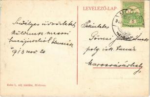 1913 Módos, Jasa Tomic; Erzsébet sétány, Deutsch, Kohn L. üzlete és saját kiadása / promenade, shops...