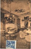 1930 Liepaja, Liepoja, Libau; Café Bonitz, interior. TCV card