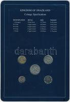 Szváziföld 1979-1986. 5c-1L (5xklf), "Coin Sets of All Nations" forgalmi szett felbélyegze...