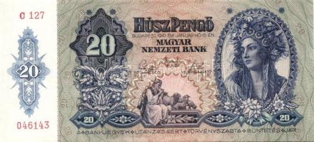 1941. 20P(2x) egymásutáni sorszámokkal T:I