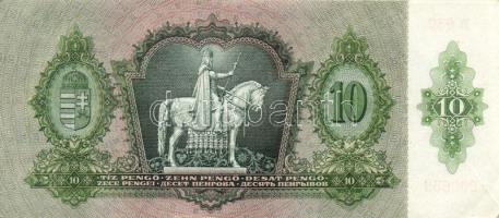 1936. 10P(3x) mindegyik papírránccal(2x erős, 1x kisebb T:I