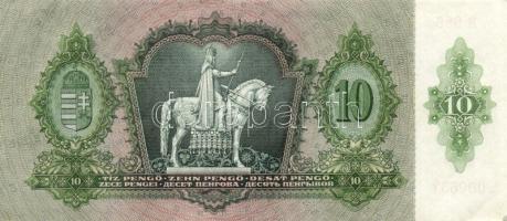 1936. 10P(3x) mindegyik papírránccal(2x erős, 1x kisebb T:I