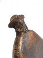 Olcsai Kiss Zoltán (1895-1981): Don Quijote.
Patinázott bronz márvány talapzaton m: 21,5 cm Jelezve...