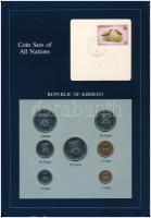 Kiribati 1979. 1c-1$ (7xklf), Coin Sets of All Nations forgalmi szett felbélyegzett kartonlapon T:1 Kiribati 1979. 1 Cent - 1 Dollar (7xdiff) Coin Sets of All Nations coin set on cardboard with stamp C:UNC
