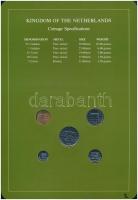 Hollandia 1982-1984. 5c-2 1/2G (5xklf), "Coin Sets of All Nations" forgalmi szett felbélye...