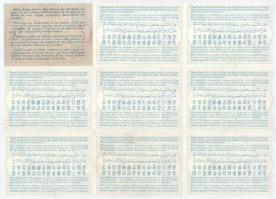 Amerikai Egyesült Államok 19??. 11c "Nemzetközi Válaszdíjszelvény" vízjeles papíron + 1965...