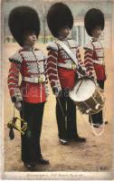 Drummers, 2nd Scots Guards. British Army