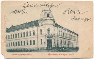 Beregszász, Beregovo, Berehove; Pénzügyigazgatóság. Farkas kiadása / financial directorates palace (b)