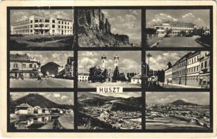 Huszt, Chust, Khust; mozaiklap / multi-view postcard (Rb)
