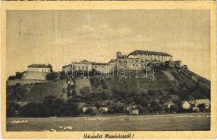 1944 Munkács, Mukacheve, Mukachevo, Mukacevo; vár. Schönfeld Henrik kiadása / castle (EB)