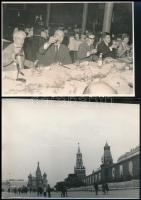 cca 1930-1980 Dr. Varga Ferenc (?-?) tanár fotói, összesen 16 db, közte több feliratozott/pecséttel ...