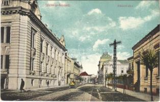 1917 Szatmárnémeti, Satu Mare; Rákóczi utca, fogorvos / street, dentist