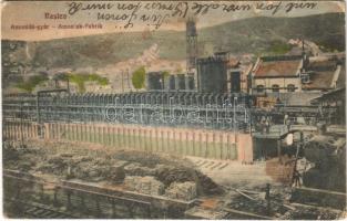 1911 Resicabánya, Resicza, Recita, Resita; Ammóniagyár, iparvasút / Ammoniak-Fabrik / ammonia factory, industrial railway (r)