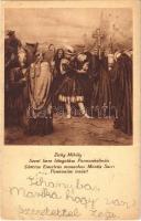 Szent Imre látogatása Pannonhalmán. Készüljetek a Szent Imre Év méltó megünneplésére! 1030-1930 / Saint Emeric of Hungary with his mother s: Zichy Mihály (EK)