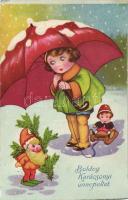 Christmas, child, dwarf (b)