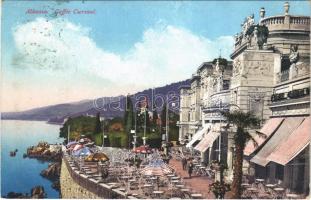 1913 Abbazia, Opatija; Caffée Cursaal / cafe terrace
