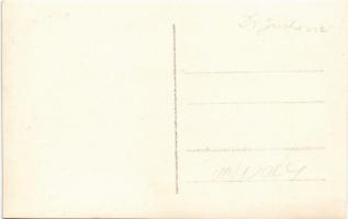 1919 Pozsony, Pressburg, Bratislava; Milan Rastislav Stefánik halálának helyszíne koszorúkkal a lezu...