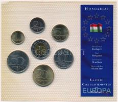 Magyarország 1995-2003. 1Ft-100Ft (7xklf) Az utolsó Forint forgalmi pénzek forgalmi sor, holland nyelvű ismertetővel T:1-