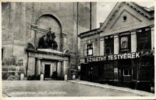 Székesfehérvár, hősök emlékműve, Szigethy testvérek boltja (Ek)