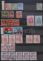 Vegyes külföldi tétel, benne svájc, német (Reich, NSZK, NDK), görög, belga, ukrán, finn, Gibraltár, lengyel, India, 5 db közepes berakóban