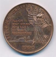 Bajnok Béla (1937-) / Szabó Géza (1939-) 1990. "Magyar Köztársaság kikiáltása emlékére 1989. ok...